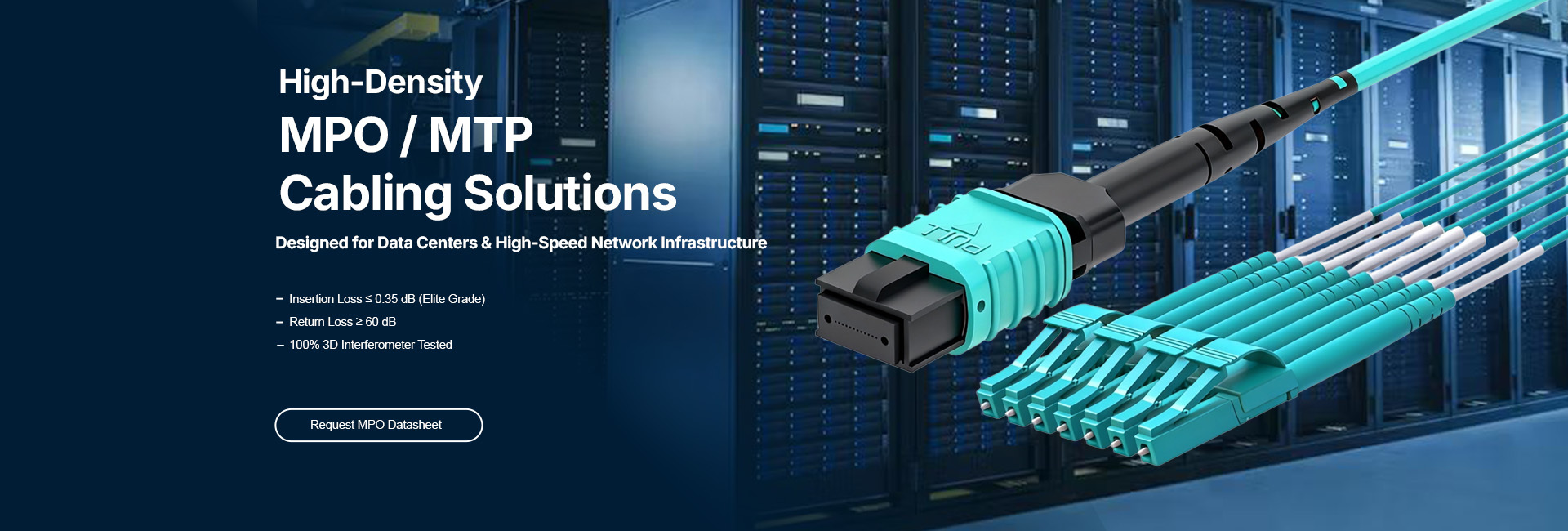 Quality MTP MPO Fiber Patch Cable factory