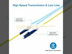 LC-LC Duplex Fiber Patch Cable Single Mode LC/UPC to LC/UPC Optical Fiber Patch Cord