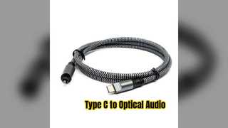 Type C to Optical Audio Cable