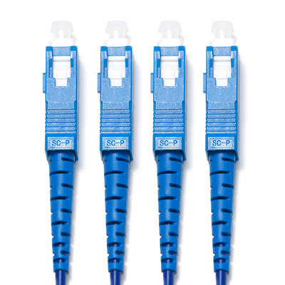 1310/1550nm Blue SC/SC 4-4 Four-Mode Single-Core Optic Patch Cord OM3 For Surveilance Camera 3M 5M 8M 15M
