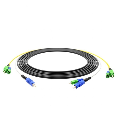 Simplex Plastic Optical Fiber Cable with FC ST LC SC Connectors for Fast and Connection in Telecom and Ethernet Network