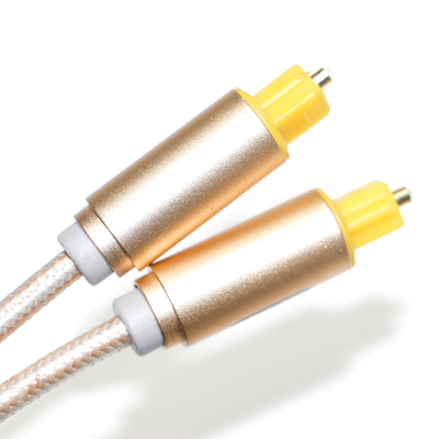 Buy OD4.0 Braided Toslink Digital Cable Plastic Shell Connector For Soundbar 1.8M 2.4M 3M online manufacture