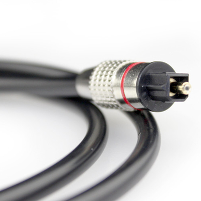 Buy TOSLINK Digital Optical Audio Cable Plated Metal Shell Golden Connector For Home Theater CD player1M/2M/3M online manufacture