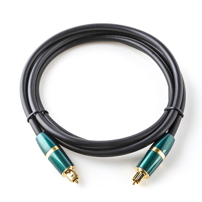 Buy Toslink Digital Optic Cable PVC Plated Gold Spdif Connector for Soundbar TV Player 3 Color 1M online manufacture