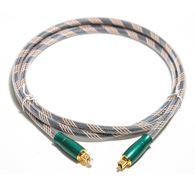 Buy Toslink Optical Digital Cable Knited Rope Plated Gold 4K Connecotr High Sound Quality HiFi 1.2M 2M For Amplifier online manufacture