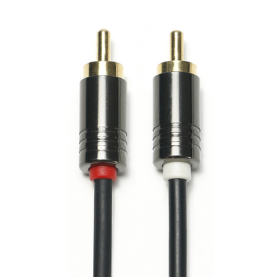 Buy RCA Digital Audio Cable 3.5MM PVC Plated Black Aluminum Alloy ShellQuality For Soundbar 0.5M Conector For Mini Soundbar online manufacture