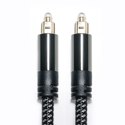 Buy Factory Outlet Brand New Toslink Digital Optical Audio Cable SPDIF Woven Net Plated Gold Amplifier Cable For Subwoofer online manufacture