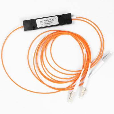 Buy Fiber Optic Splitter Coupling Ratio LC/UPC 1x2 FBT Coupler 1*2 FBT Multimode 850/1310nm 50/125 MM 50/50 online manufacture