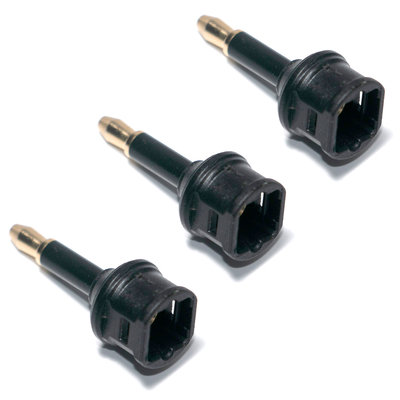 Buy Factory Outlet Toslink Fiber Optic Audio Adapter 3.5mini Square extension Port To Fiber Optic Conversion online manufacture