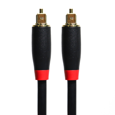 Buy High Quality Factory Price 24K Digital Optical Audio Toslink Cable ABS Plated Gold Ject 1.5M online manufacture