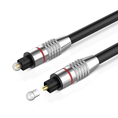 Buy Gold-Plated Head Toslink Cable Digital Fiber Optical Audio Cable 1M 1.5M 2M 3M 5M 10M 15M online manufacture