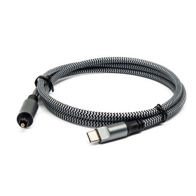Quality  Black Textured Shell Toslink Digital Audio Cable factory