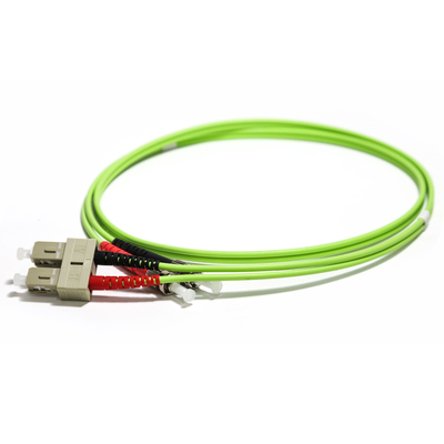 Fibre Optic Cable Multimode ST Duplex MM OM2 50/125 3.0mm Fiber Patch Cord ST-LC UPC, 1M/2M/3M/5M/10M