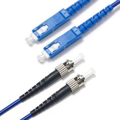 SC FC Dual Mode Fiber Optic Patch Cord OM3 Blue Wire 2/2 2.0/3.0mm For Surveillance Camera Use  3M 5M 8M 10M