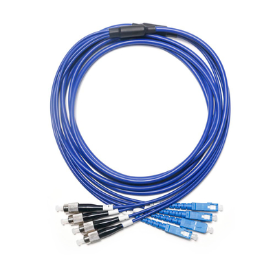 Fiber Optic Patch Cord FC SC Multiple Mode Multi-Core  4-4 For Surveillance Camera Indoor Computer Room Wiring 3M 5M 8M