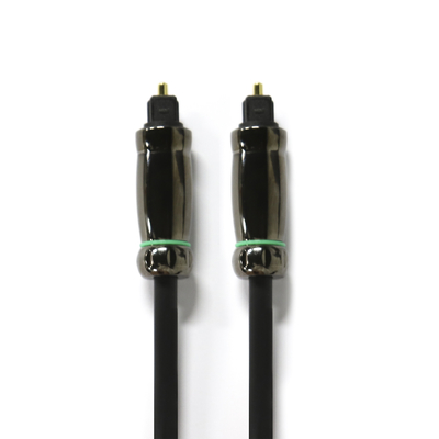Corrosion Resistant TOSLINK Optical Audio Cable OD6.0mm Black Cable For DVDs Blu-Rays