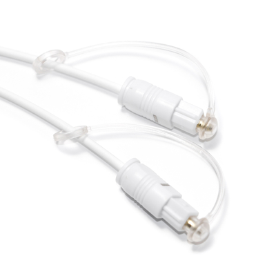 Factory Outlet Digital Optical Audio Cable White Toslink SPDIF Ultra-Thin For Home Sound Bar Mini CD