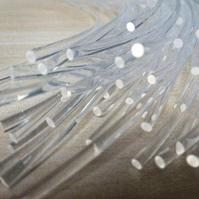 FTTH Fiber Drop Cable PMMA Core 0.25mm-10mm Plastic Optical Fiber Transparent For Trans Date / Signal