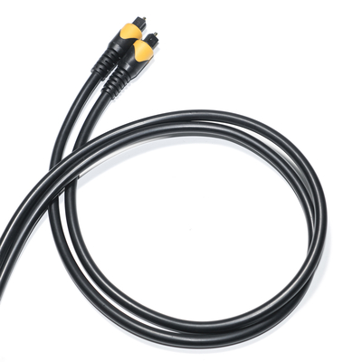 Yelloow&Black ​Toslink Digital Cable OD4.0 LSZH PVC Plated Gold Ject For Home Player CD Soundbar