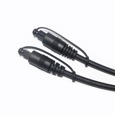 Brand New Hifi Sound Toslink Optical Audio Digital Cable S/PDIF Plated Gold Connector Black PVC 1.5M 2.4M 3M