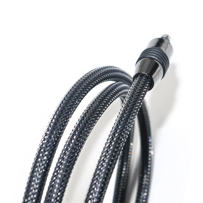 Factory Outlet Brand New Toslink Audio Digital Cable Nylon Braided OD4.0 Metal Shell Gold Plated Connector