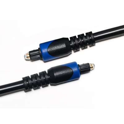 TOSLINK Optical Audio Digital Cable OD6.0 ABS Connector Plated Gold Port For Home Theatre Soundbar CD Player 1M