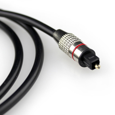 TOSLINK Digital Optical Audio Cable Plated Metal Shell Golden Connector For Home Theater CD player1M/2M/3M