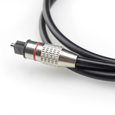 TOSLINK Digital Optical Audio Cable Plated Metal Shell Golden Connector For Home Theater CD player1M/2M/3M