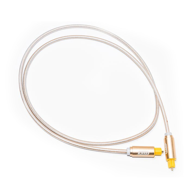 Toslink Knited Rope With Plated Frosted Metal Shell OD4.0 Plug For Car Speaker Digital Cable Soundbar