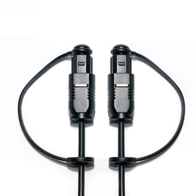 Factory Outlet Toslink Optic Audio Cable PMMA Black PVC With Dust Cap extra thin for Soundbar