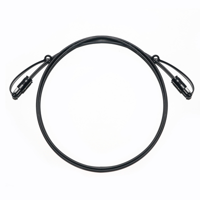 Factory Outlet Toslink Optic Audio Cable PMMA Black PVC With Dust Cap extra thin for Soundbar