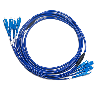 1310/1550nm Blue SC/SC 4-4 Four-Mode Single-Core Optic Patch Cord OM3 For Surveilance Camera 3M 5M 8M 15M