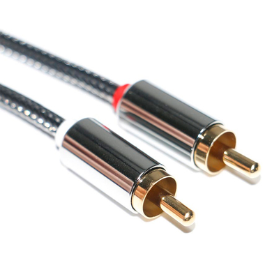 RCA Premium Quality Digital Audio SPDIF 3.5mm knited Nylon Aluminum alloy Male to Male For VCD DVD TV  Soundbar