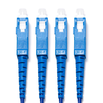 SC LC Fiber Optic Patch Cord Multimode Dual-Core OM3 4/4 10G for Survailiance WLAN LAN