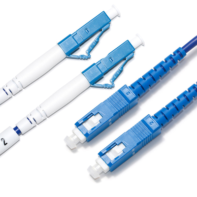 SC LC Fiber Optic Patch Cord Multimode Dual-Core OM3 4/4 10G for Survailiance WLAN LAN
