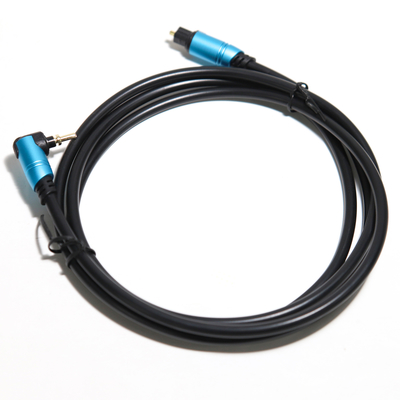 TOSLINK Blue Digital Audio Optical Fiber Aluminum Metal Shell Connected Amplifier For Subwoofer Speaker Soundbar 0.8M
