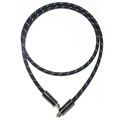 Toslink Digital Optical Audio Cable OD5.0 Knited Rope Plated with Black Textured Shell For Amplifier Soundbar 1.5M 3M 5M