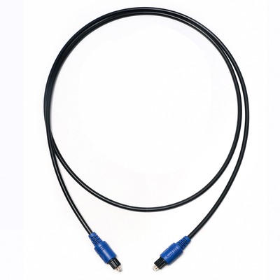 Factory Price Brand New Toslink Digital Optical Fiber Cable PVC Rope Plated Blue Shell HiFi Sound For Home Theatre