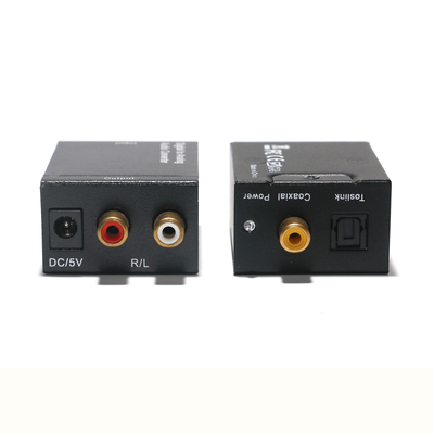 Factory Outlet Digital Optical Fiber To Analog 3.5mm Toslink/SPDIF Audio Converter DTA10