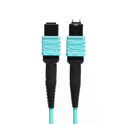 Factory Outlet MTP/MPO Optical Patch Chord Blue OM3 Duplex GR-1435-Core For WLAN Net