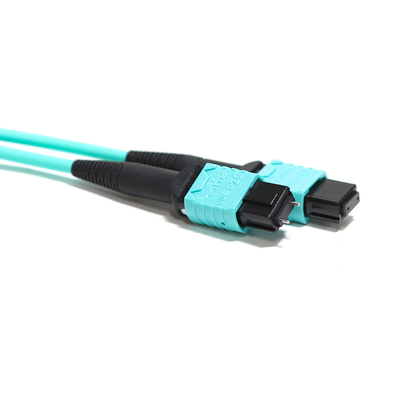 Factory Outlet MTP/MPO Optical Patch Chord Blue OM3 Duplex GR-1435-Core For WLAN Net