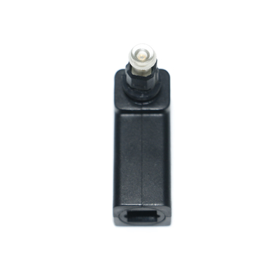 Toslink Female to Toslink Male Optical 90 Degree Right Angle Audio Cable Adapter Stereo Audio Converter 360 Rotates