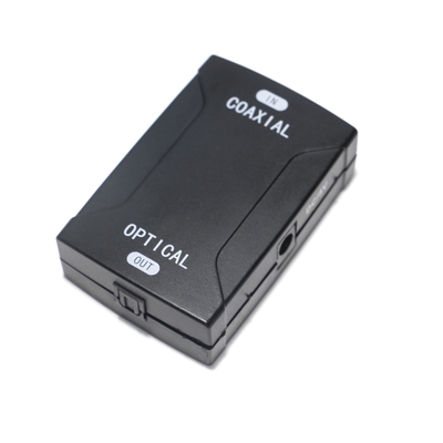 Optical Fiber Converter Coaxial To Optical SPDIF Converter 1.4 Splitter 4K×2K Support 3D