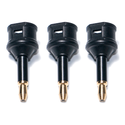 Factory Outlet Toslink Fiber Optic Audio Adapter 3.5mini Square extension Port To Fiber Optic Conversion