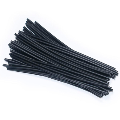 Factory Outlet POF 10mX 6mm  Outer Diameter PVC PMMA Plastic Black Jacket  Glow Fiber Optic Cable For Light Decorative