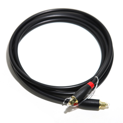 High Quality Factory Price 24K Digital Optical Audio Toslink Cable ABS Plated Gold Ject 1.5M