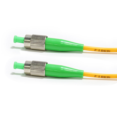 Fiber Optic Patch Cord 3.0MM Single Mode Yellow Port  For LAN WLAN Network 2M 3M