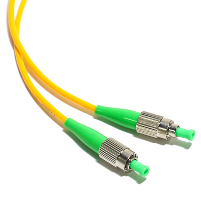 Fiber Optic Patch Cord 3.0MM Single Mode Yellow Port  For LAN WLAN Network 2M 3M