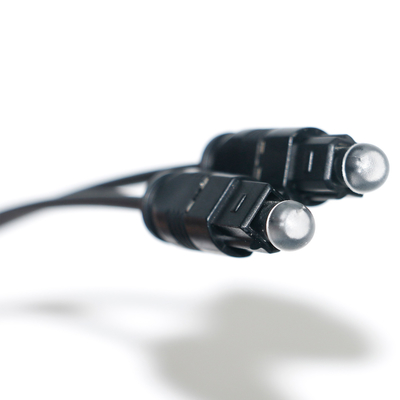 Outlet Digital Optical Audio Cable Toslink Digital Optical SPDIF Ultra Thin PVC Rope Gold Ject Plated Dust Cap