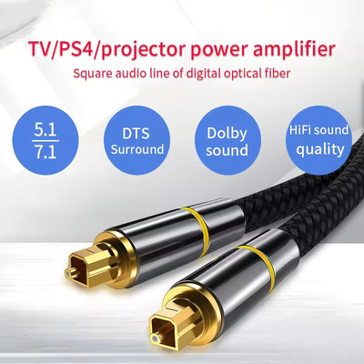 Digital Optical Audio Toslink Cable SPDIF Fiber Speaker Wire for HIFI Video card DVD TV DTS Dolby 5.1 7.1 Audio ampl
